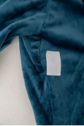 Спортивные штаны велюровые женские на флисе  -уценка, цвет петроль, 238R58649-1-U-14 оптом - фото № 5