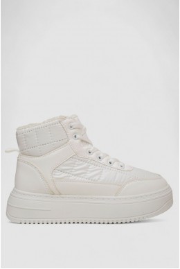 Кроссовки женские зимние на меху, цвет белый, 248RK03