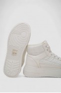 Кросівки жіночі зимові на хутрі, колір білий, 248RK03 оптом - фото № 4