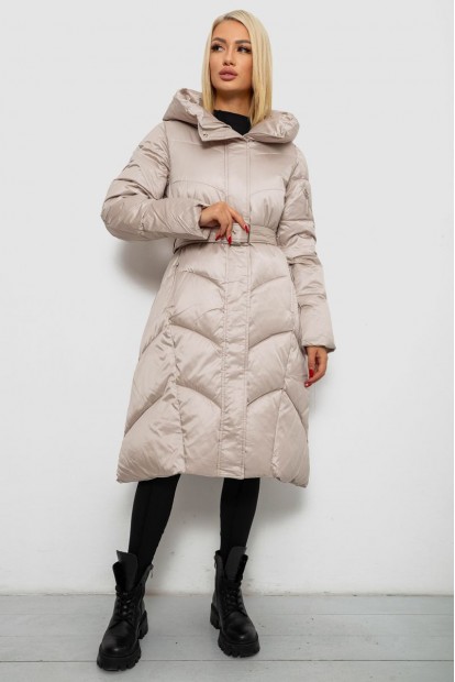 Куртка женская зимняя, цвет бежевый, 244R5612