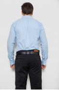 Рубашка мужская однотонная  -уценка, цвет голубой, 186R2100-U - фото № 3