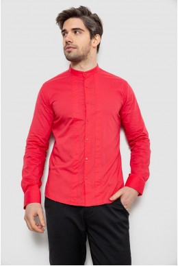 Рубашка мужская однотонная  -уценка, цвет розовый, 186R2033-U