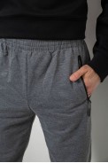 Спортивні штани чоловічі однотонні, колір сірий, 244RY-440 - фото № 4