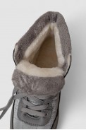 Кроссовки женские зимние на меху, цвет серый, 248RK03 - фото № 5