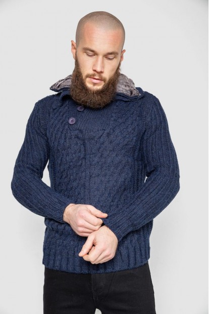 Светр чоловічий, колір темно-синій, 214R10331