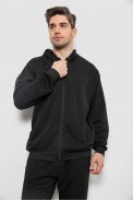 Спортивный костюм мужской утепленный, цвет черный, 244R9104 - фото № 1