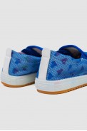 Сліпони дитячі текстиль  -уцінка, колір синьо-білий, 243RC27-1-U-1 - фото № 3