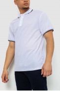Поло чоловіче однотонне  -уцінка, колір білий, 243RA90-U-4 - фото № 2