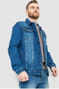 Джинсова куртка чоловіча, колір синій, 157R9623 - фото № 2