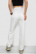 Джинси жіночі Loose Fit, колір білий, 182R1088 - фото № 3