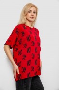 Футболка женская с принтом, цвет красный, 244R4015 - фото № 2