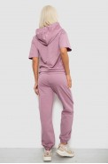 Костюм женский повседневный однотонный, цвет пудровый, 221R105 - фото № 3