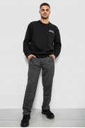 Спортивные штаны мужские однотонные, цвет серый, 244RY-400 оптом - фото № 1