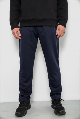 Спортивні штани чоловічі однотонні, колір синій, 244RY-400
