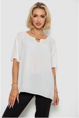 Блуза  -уцінка, колір молочний, 244RM208-U