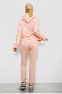 Спортивний костюм жіночий двонитка  -уцінка, колір персиковий, 214R1419-004-U-9 - фото № 3