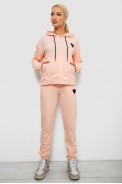 Спортивний костюм жіночий двонитка  -уцінка, колір персиковий, 214R1419-004-U-11 - фото № 0