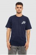 Футболка мужская с принтом, цвет темно-синий, 244R7411 - фото № 0