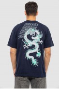 Футболка мужская с принтом, цвет темно-синий, 244R7411 - фото № 3