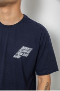 Футболка мужская с принтом, цвет темно-синий, 244R7411 - фото № 4