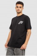 Футболка мужская с принтом, цвет черный, 244R7411 - фото № 2