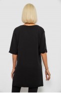Футболка женская с принтом, цвет черный, 244R2018 - фото № 3