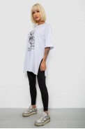 Футболка женская с принтом, цвет белый, 244R2018 - фото № 1