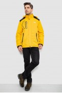 Куртка мужская демисезонная с капюшоном, цвет желтый, 244RL-2515AL - фото № 1