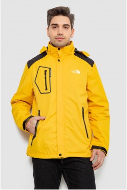 Куртка мужская демисезонная с капюшоном, цвет желтый, 244RL-2515AL