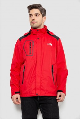 Куртка чоловіча демісезонна з капюшоном, колір червоний, 244RL-2515AL