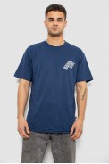 Футболка мужская с принтом, цвет синий, 244R7411 - фото № 0