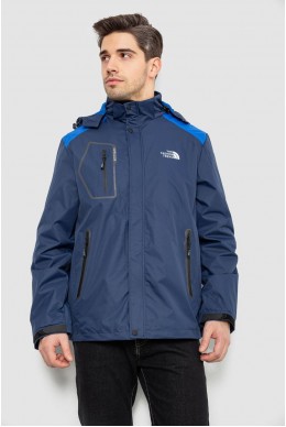 Куртка чоловіча демісезонна з капюшоном, колір синій, 244RL-2515AL