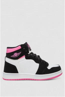 Кроссовки женские зимние на меху, цвет бело-розовый, 248RHB470-9