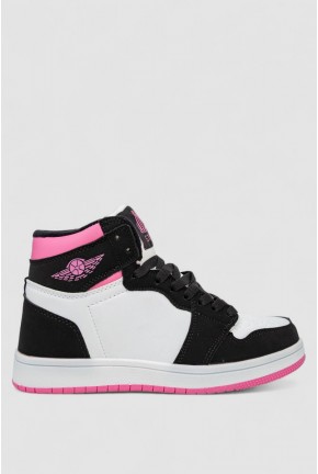 Кросівки жіночі зимові на хутрі, колір біло-рожевий, 248RHB470-9