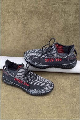 Кроссовки мужские тесктиль, цвет черный, 243R350-1