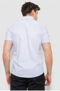 Сорочка чоловіча з принтом  -уцінка, колір білий, 214R7330-U-2 - фото № 3