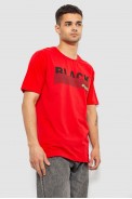 Футболка чоловіча з принтом, колір червоний, 244R356 - фото № 2