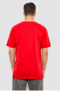 Футболка чоловіча з принтом, колір червоний, 244R356 - фото № 3