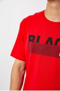 Футболка чоловіча з принтом, колір червоний, 244R356 - фото № 4