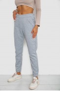 Спортивные штаны женские на флисе  -уценка, цвет светло-серый, 238R57828-1-U - фото № 2