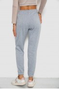 Спортивные штаны женские на флисе  -уценка, цвет светло-серый, 238R57828-1-U - фото № 3