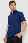 Сорочка чоловіча  -уцінка, колір синій, 214R7325-U-2 оптом - фото № 2