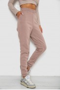 Спортивные штаны женские на флисе  -уценка, цвет мокко, 238R57013-U-7 - фото № 2
