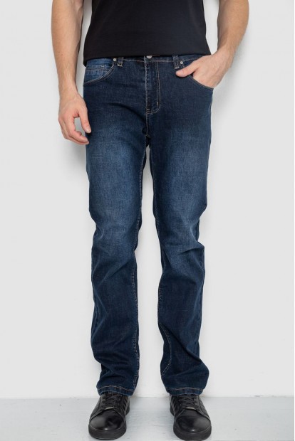 Джинси чоловічі  -уцінка, колір темно-синій, 244R2280-U-1