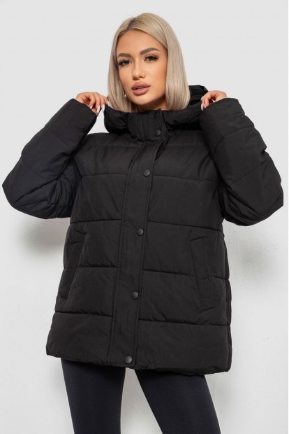 Куртка жіноча демісезонна  -уцінка, колір чорний, 207R004-U-10