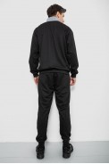 Спортивный костюм мужской, цвет черно-серый, 244R9160 - фото № 3