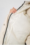Куртка жіноча демісезонна з поясом  -уцінка, колір світло-бежевий, 207R005-U-5 оптом - фото № 7