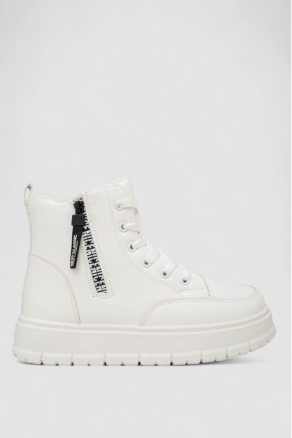 Кроссовки женские зимние на меху, цвет белый, 248RBL8