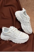 Кроссовки женские демисезонные, цвет белый, 248RA400 - фото № 0