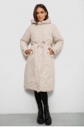 Куртка женская двусторонняя зимняя  -уценка, цвет темно-бежевый, 244R24115-U-2 - фото № 6